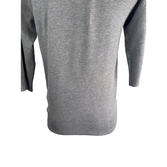 2/$30 ZARA Gray Small Turtleneck SweaterLightweight Soft Knit 3/4 Sleeve - Picture 10 of 12